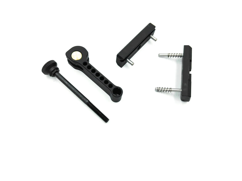 Laden Sie das Bild in Galerie -Viewer, AccuTac Arca QD Kit – Contenuto kit completo: leva, vite e piastrine QD per attacco Arca-Spec | ZEM
