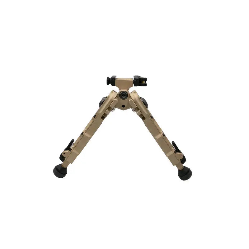 Load image into Gallery viewer, Bipiede AccuTac WB-4 QD FDE – Vista frontale bassa gambe corte precision rifle | ZEM
