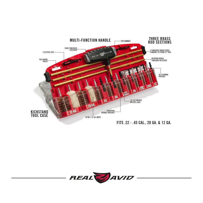 Laden Sie das Bild in Galerie -Viewer, Gun Boss Pro – Universal Cleaning Kit REAL AVID
