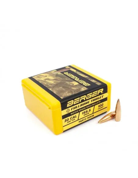Laden Sie das Bild in Galerie -Viewer, Palle BERGER .30 - 155,5GR Fullbore Target 100pz. BERGER
