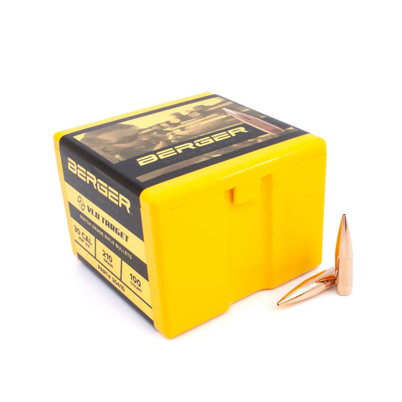 Laden Sie das Bild in Galerie -Viewer, Palle BERGER .30 - 210 GR VLD Target 100pz. BERGER
