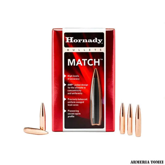 Palle Hornady Match 308" 168gr BTHP HORNADY