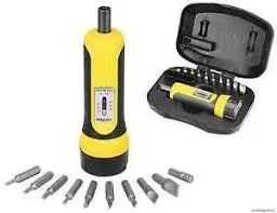 Wrench Digitale Cacciavite c/Misuratore di Torsione e 10 Punte WHEELER