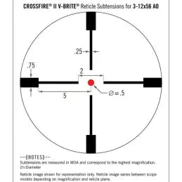 Crossfire 3-12x56 Hog Hunter V-Brite Moa - ZEM