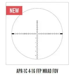 Helix 4-16×44 APR-1C FFP MRAD FOV ELEMENT