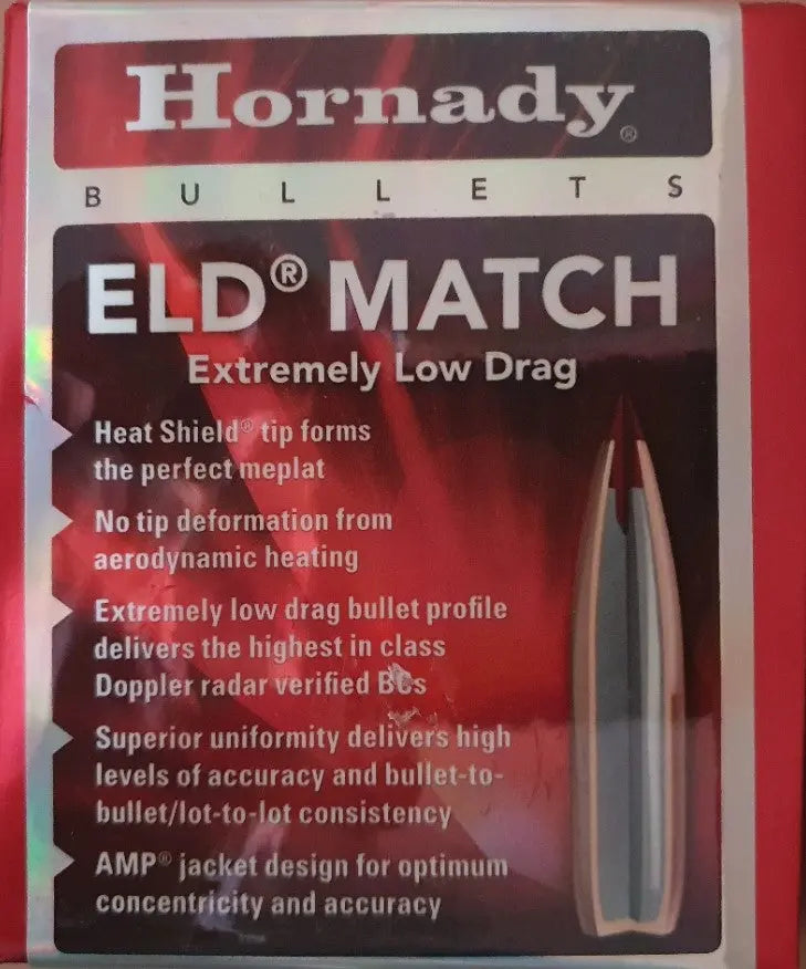 Laden Sie das Bild in Galerie -Viewer, Palle Hornady 308" 178gr ELD Match 100 pz. HORNADY
