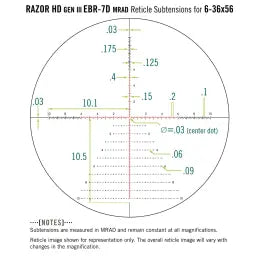 Laden Sie das Bild in Galerie -Viewer, Razor Gen III 6-36x56 FFP EBR-7D MRAD - ZEM
