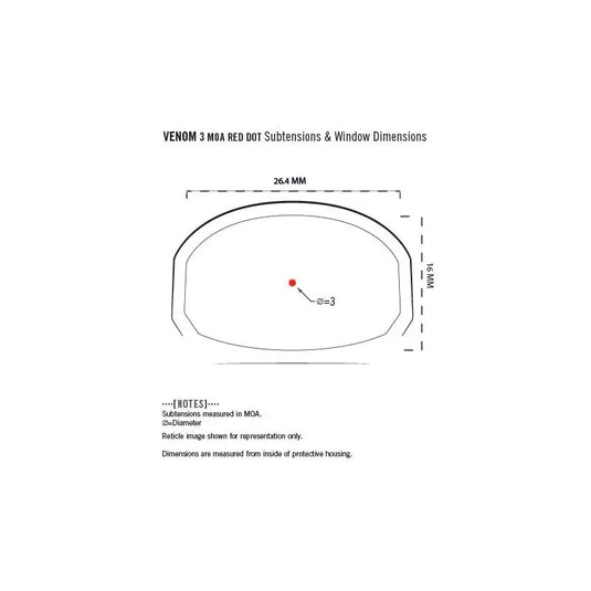 Venom Red Dot Top Load (3Moa) - ZEM
