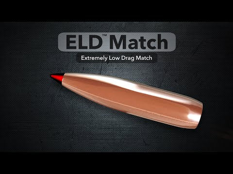 Laden und spielen Sie Video in Galerie -Viewer, Palle Hornady 308" 178gr ELD Match 100 pz.

